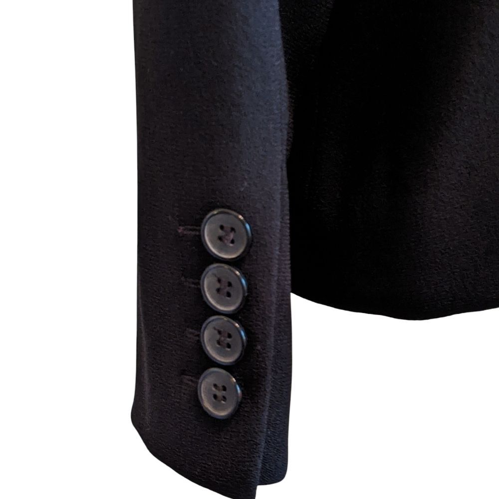 Nygard Blazer Women's Black Suit Jacket Lined Black Feminine Career Classic L - Picture 3 of 8